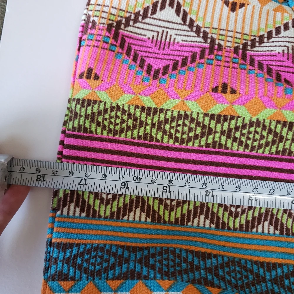 Casual Summer Beach Women Bag Lunch bag High Quality Canvas Striped - Picture 6 of 11